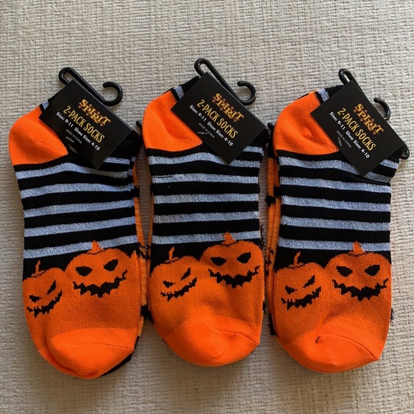 NWT | Halloween Socks Bundle 3 of 2 Packs Total 6 - Picture 1 of 5